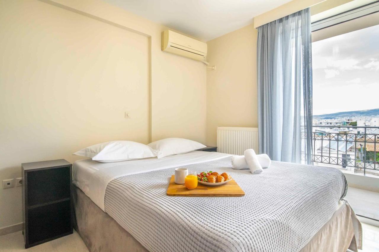 Lis153 By Smart Cozy Suites - Top Floors With Amazing City View - Available 24Hr Athens Exterior photo