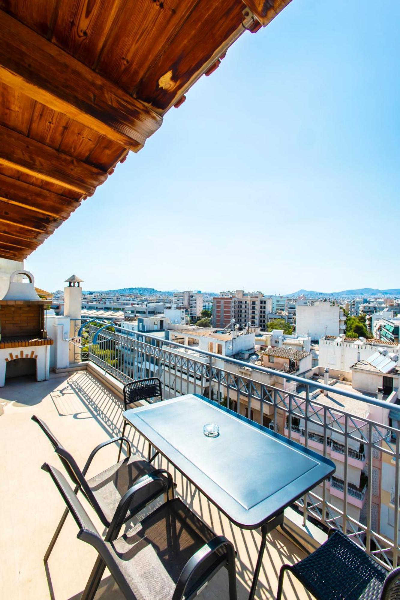 Lis153 By Smart Cozy Suites - Top Floors With Amazing City View - Available 24Hr Athens Exterior photo