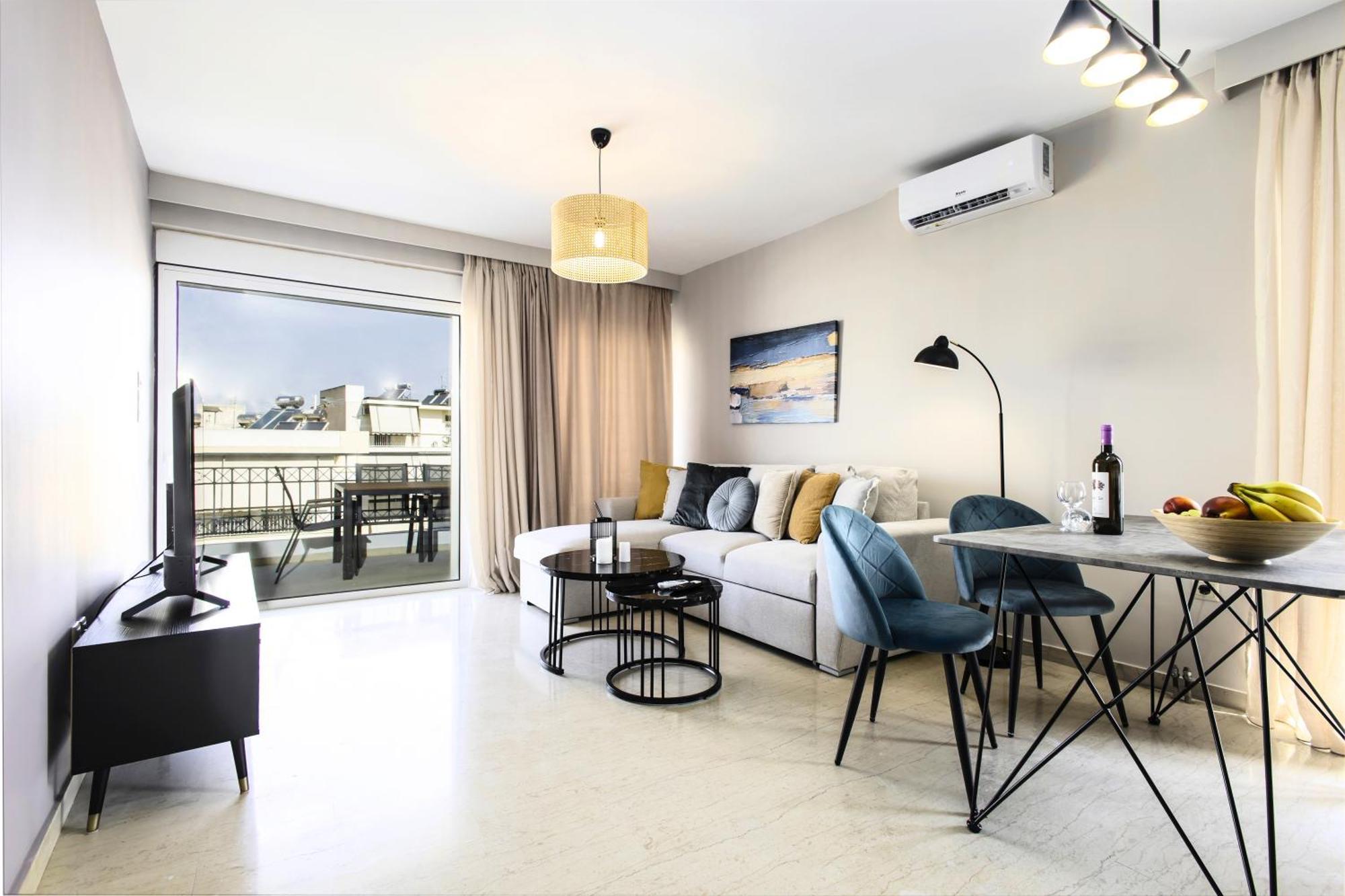 Lis153 By Smart Cozy Suites - Top Floors With Amazing City View - Available 24Hr Athens Exterior photo